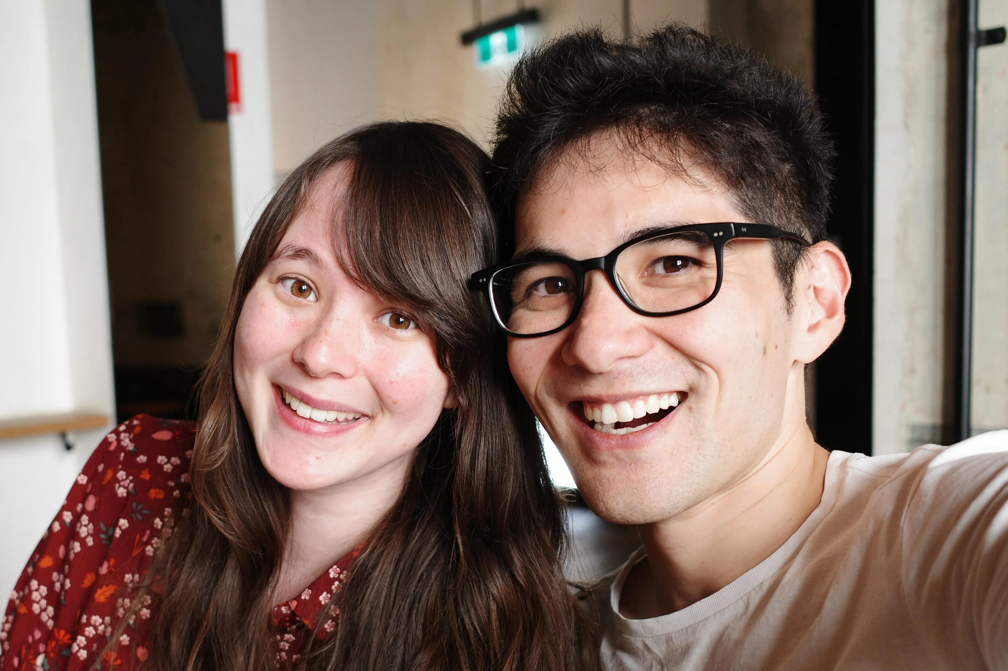 Selfie of Brett and Alyssa